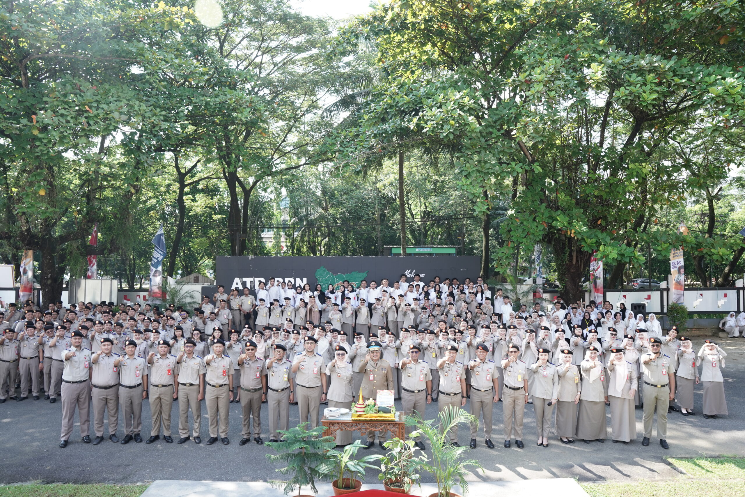 Semarak HANTARU 2025, Kanwil BPN Kalbar Gelar Upacara Peringatan UUPA ke-65