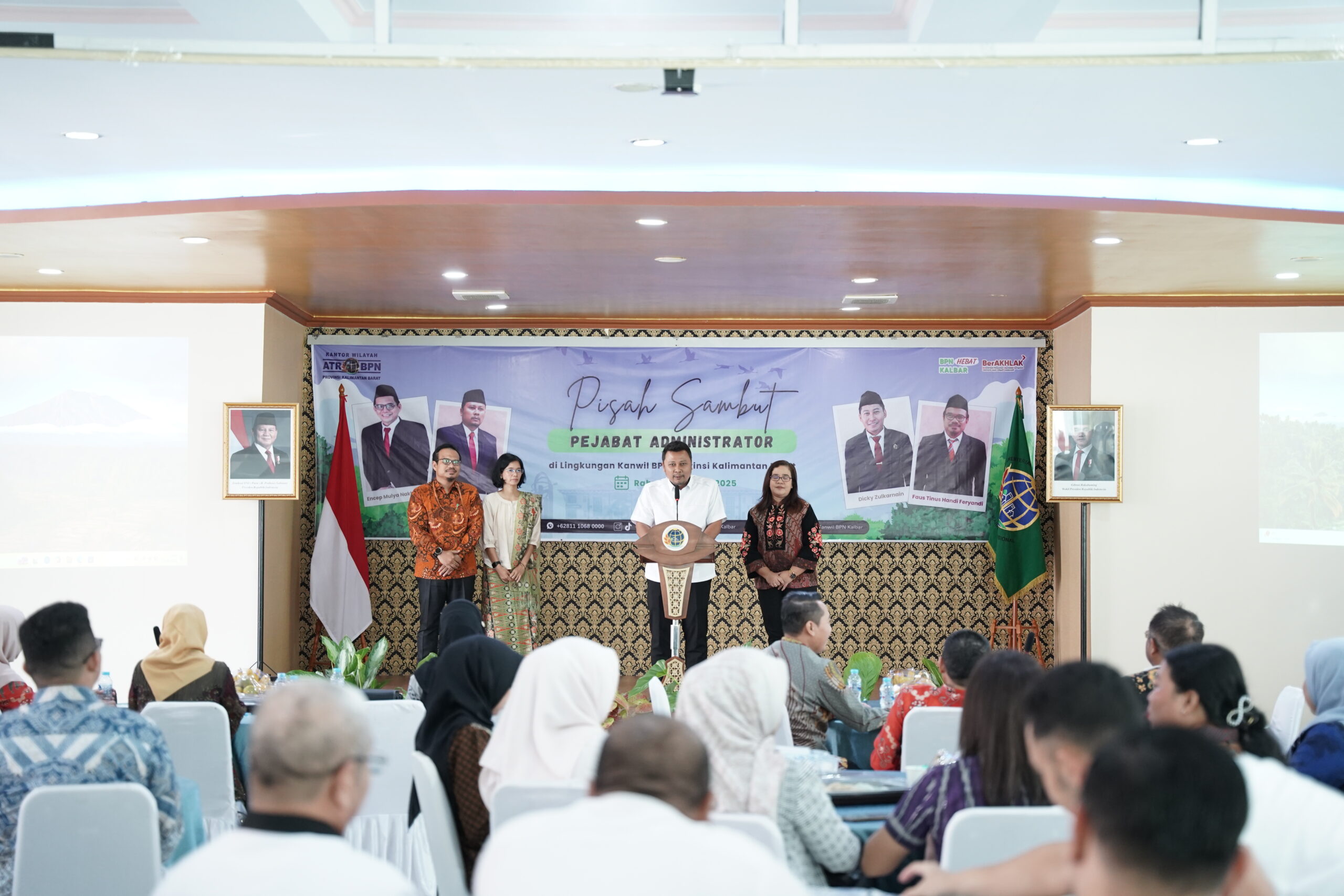 Pisah Sambut Pejabat Administrator Warnai Suasana Hangat di Kanwil BPN Kalbar