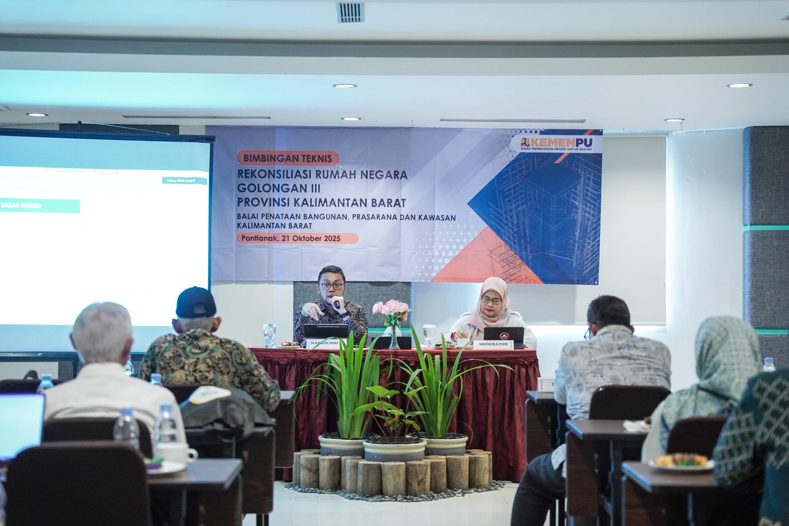 BPN Kalbar Paparkan Proses Sertifikasi Rumah Negara Golongan III dalam Rekonsiliasi Aset di Pontianak