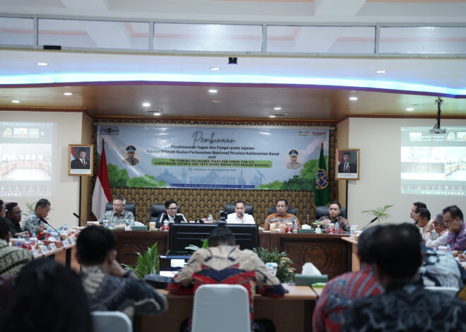 Kanwil BPN Kalbar Terima Kunjungan Tim VII Kementerian ATR/BPN untuk Penguatan Tusi dan Pelayanan Publik