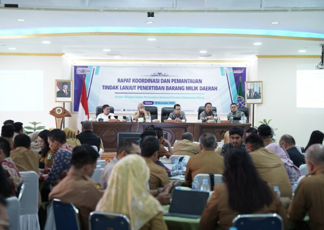 BPN Kalbar Hadiri Rakor Penertiban Barang Milik Daerah Bersama KPK RI