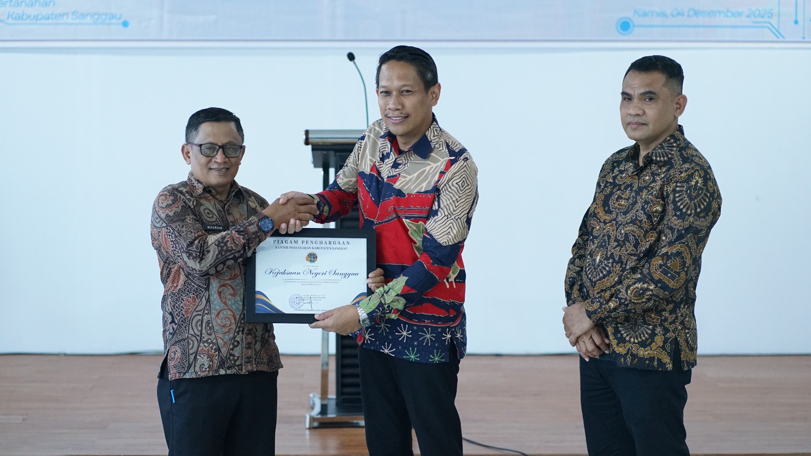 Kantor Pertanahan Kabupaten Sanggau Launching Aplikasi HarmoniMap Daranante sebagai Wujud Sinergi dan Kepastian Hukum Rumah Ibadah