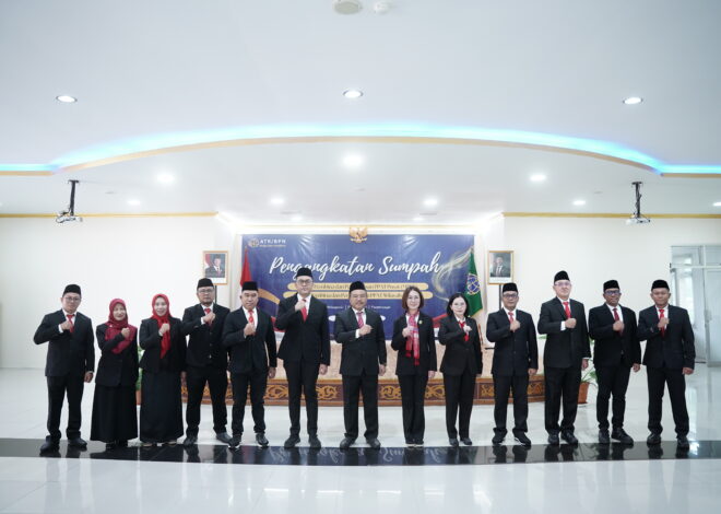 Kepala Kanwil BPN Kalbar Dilantik sebagai Ketua Majelis Pembina dan Pengawas PPAT Wilayah