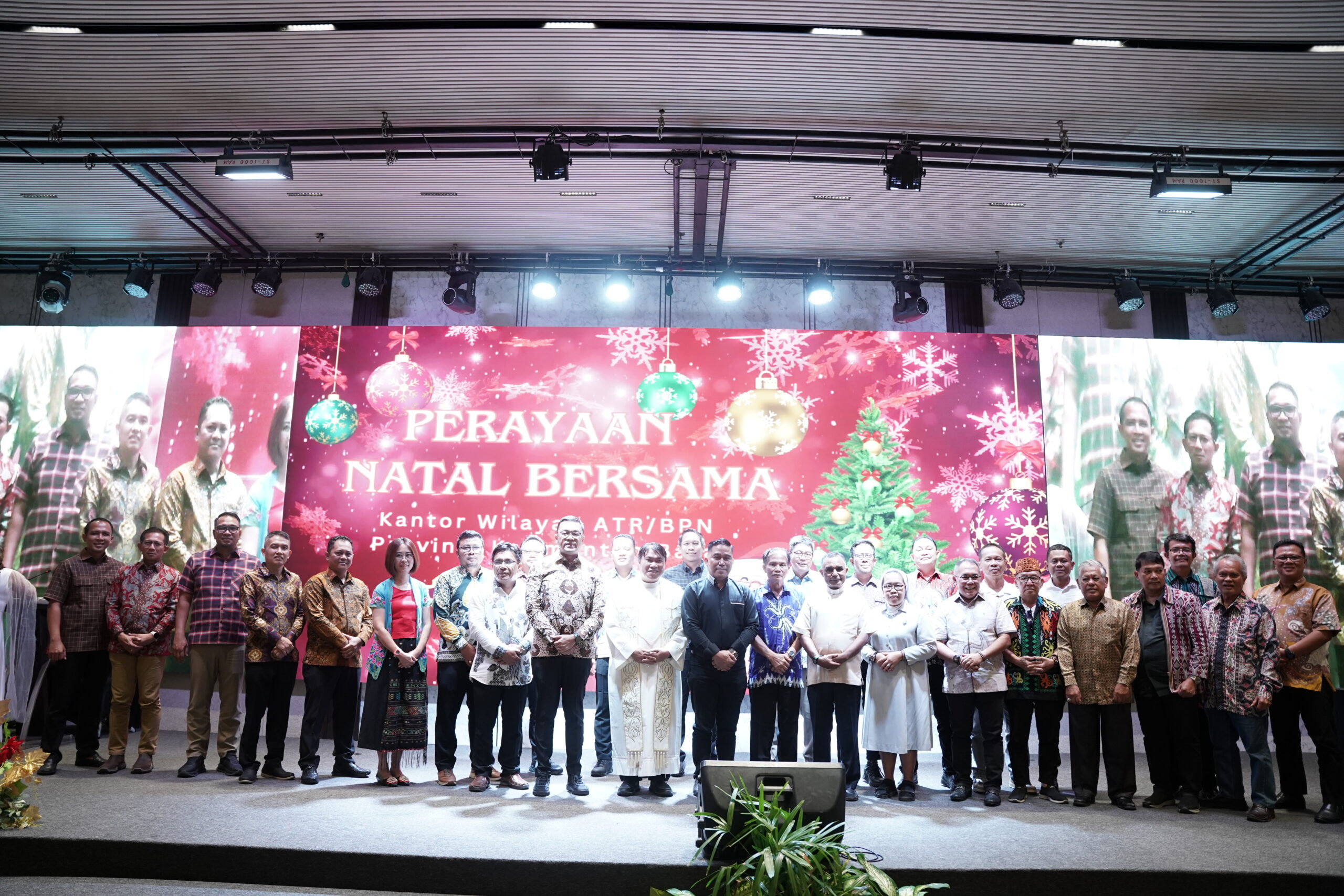 Kanwil BPN Kalbar Gelar Perayaan Natal Bersama Tahun 2026