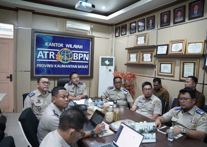 Kanwil BPN Kalbar Bahas Penataan Pendapatan Diterima di Muka