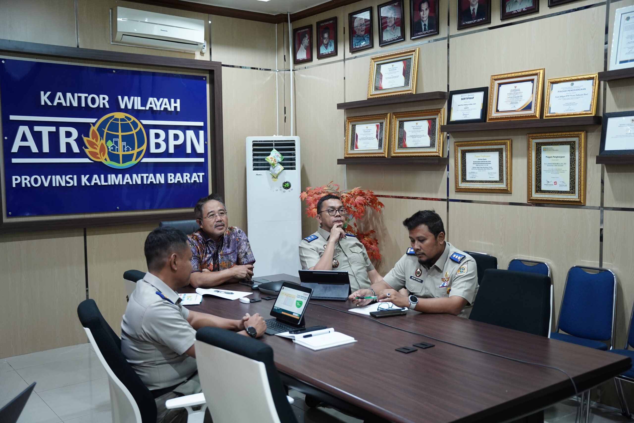 BPN Kalbar Ikuti Rakor Sinkronisasi Reforma Agraria di Atas HPL Bank Tanah