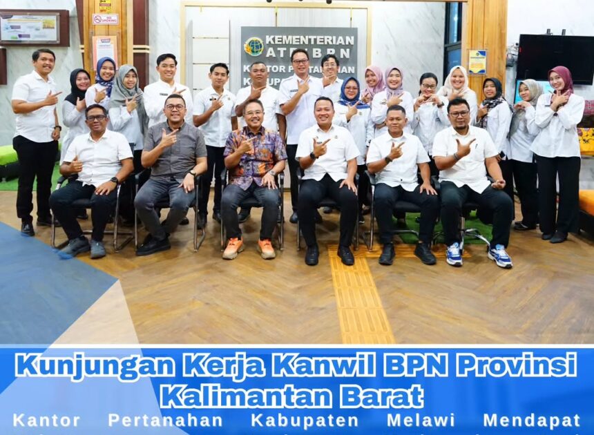 Kakanwil BPN Kalbar Beri Pembinaan Langsung di Kantor Pertanahan Melawi
