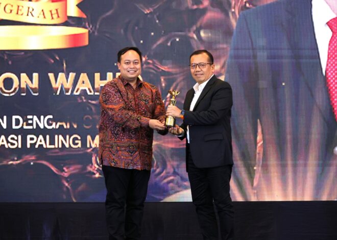 Kementerian ATR/BPN Terima Penghargaan dari INDOPOSCO atas Diseminasi Strategi Komunikasi yang Paling Masif