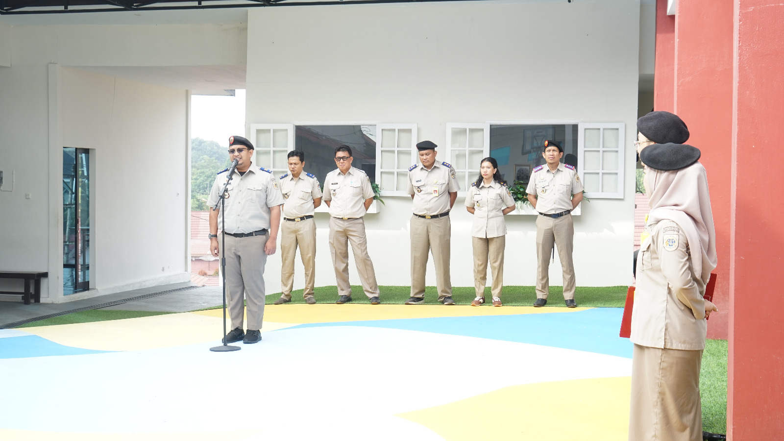 Kantor Pertanahan Kabupaten Sanggau Gelar Apel Pagi untuk Perkuat Disiplin dan Sinergi Pegawai