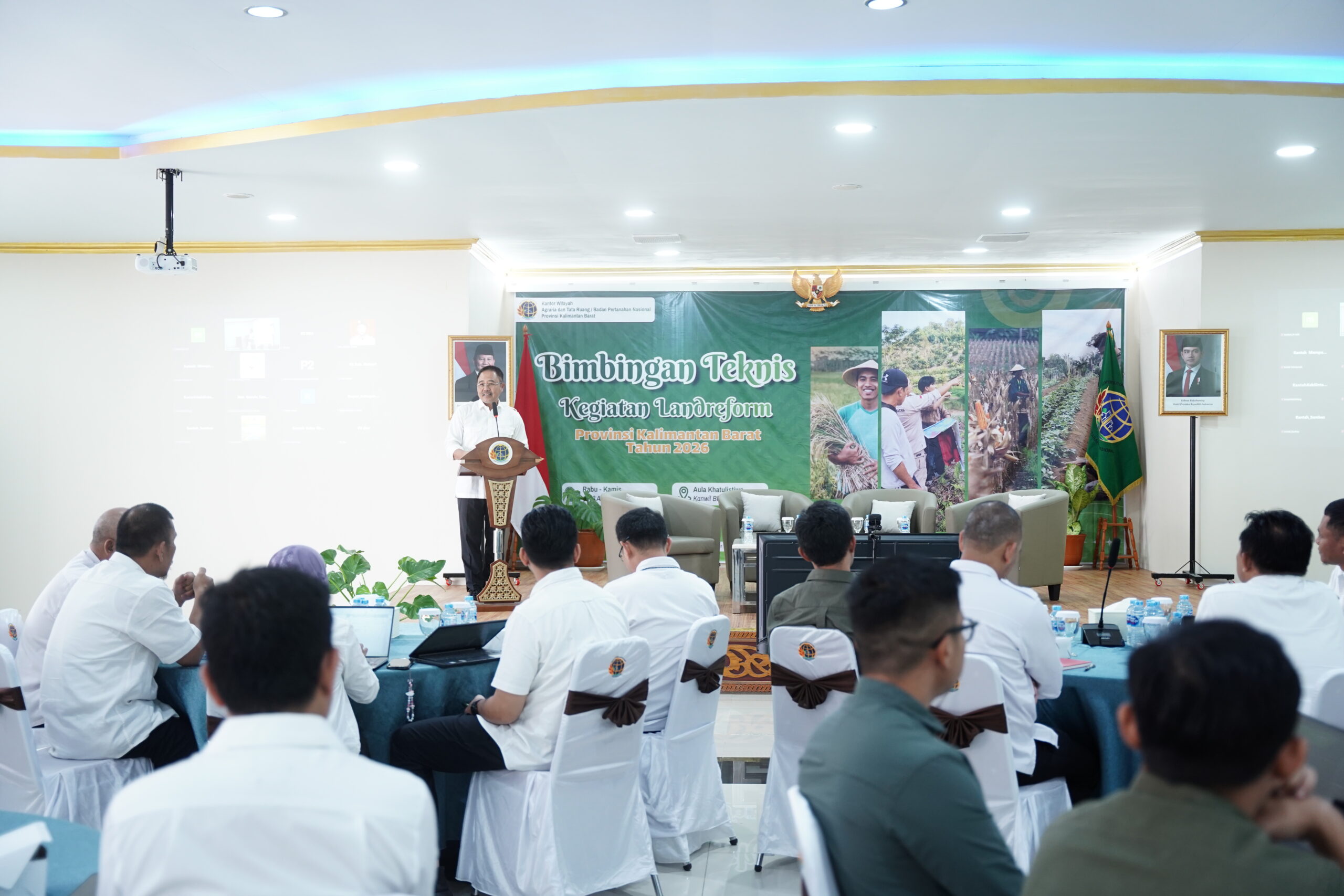 Kanwil BPN Kalbar Gelar Bimtek Landreform 2026, Dorong Implementasi Lebih Tepat Sasaran