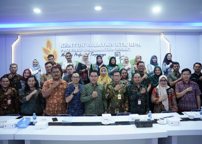 Kanwil BPN Kalbar Gelar Rapat Koordinasi Awal Konsolidasi Tanah di Kubu Raya