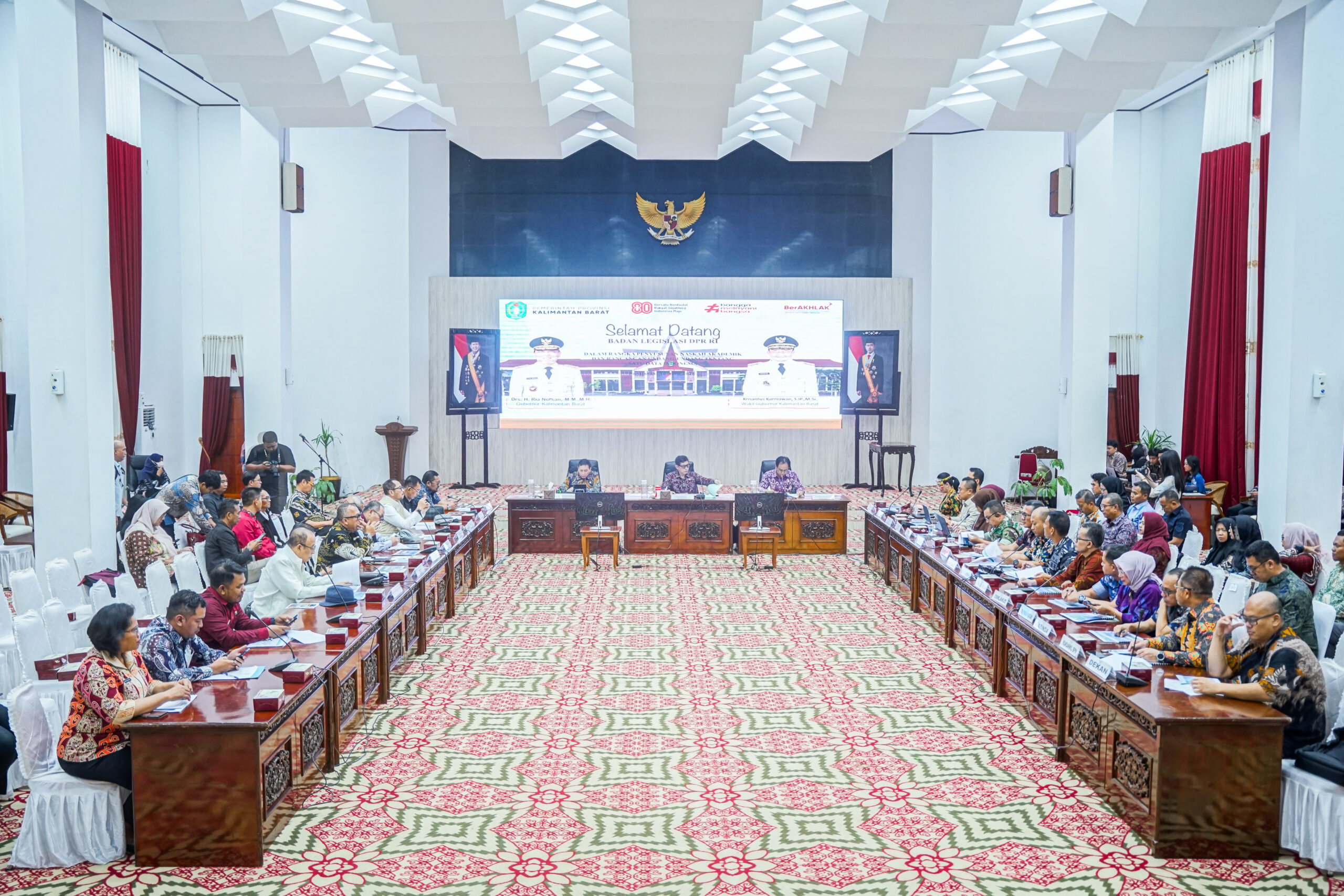 Kanwil BPN Kalbar Hadiri Kunjungan Baleg DPR RI, Soroti Integrasi Data dalam RUU Satu Data Indonesia