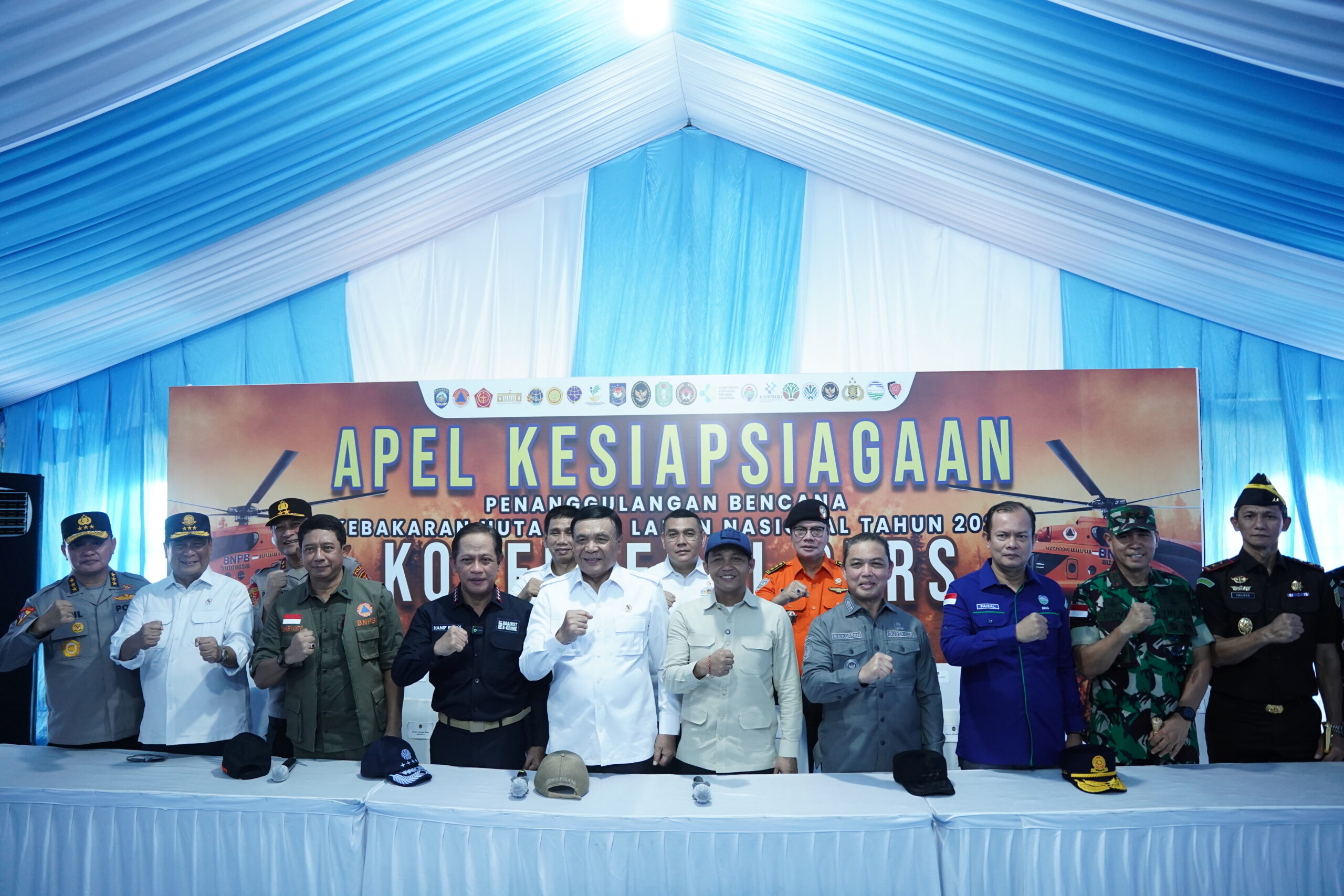 Wamen ATR/BPN Hadiri Apel Siaga Karhutla di Pontianak, Tekankan Pencegahan sebagai Prioritas