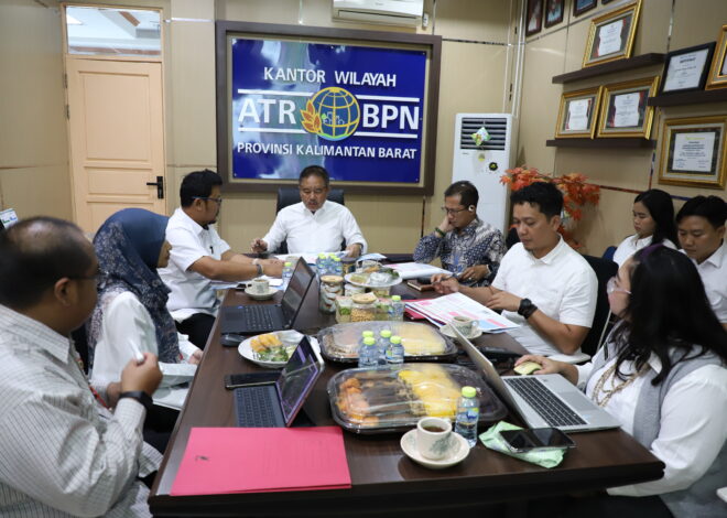 Kanwil BPN Kalbar Bahas Hasil Penelitian Lapang Terkait Pembatalan Hak di Kubu Raya