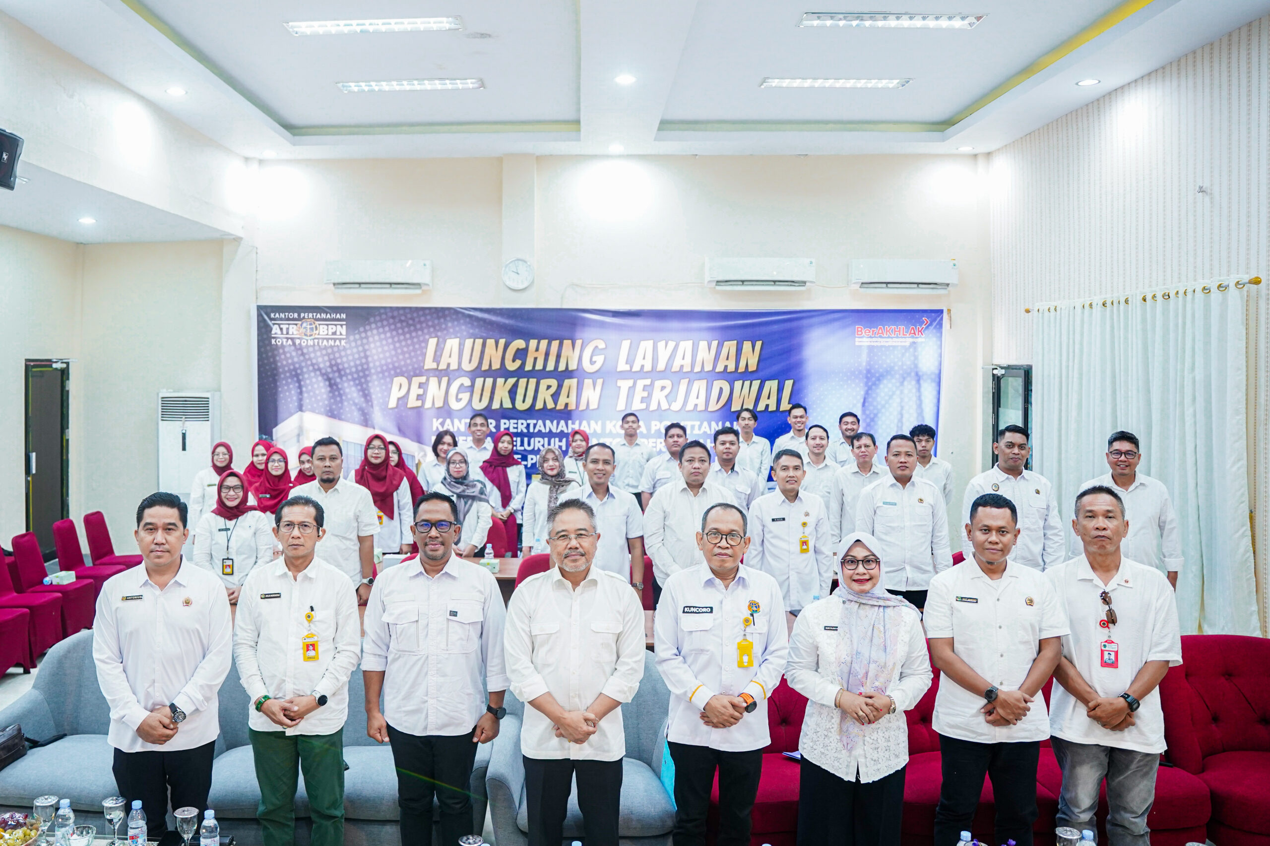 Kanwil BPN Kalbar Luncurkan Pelayanan Pengukuran Terjadwal di Seluruh Kabupaten/Kota