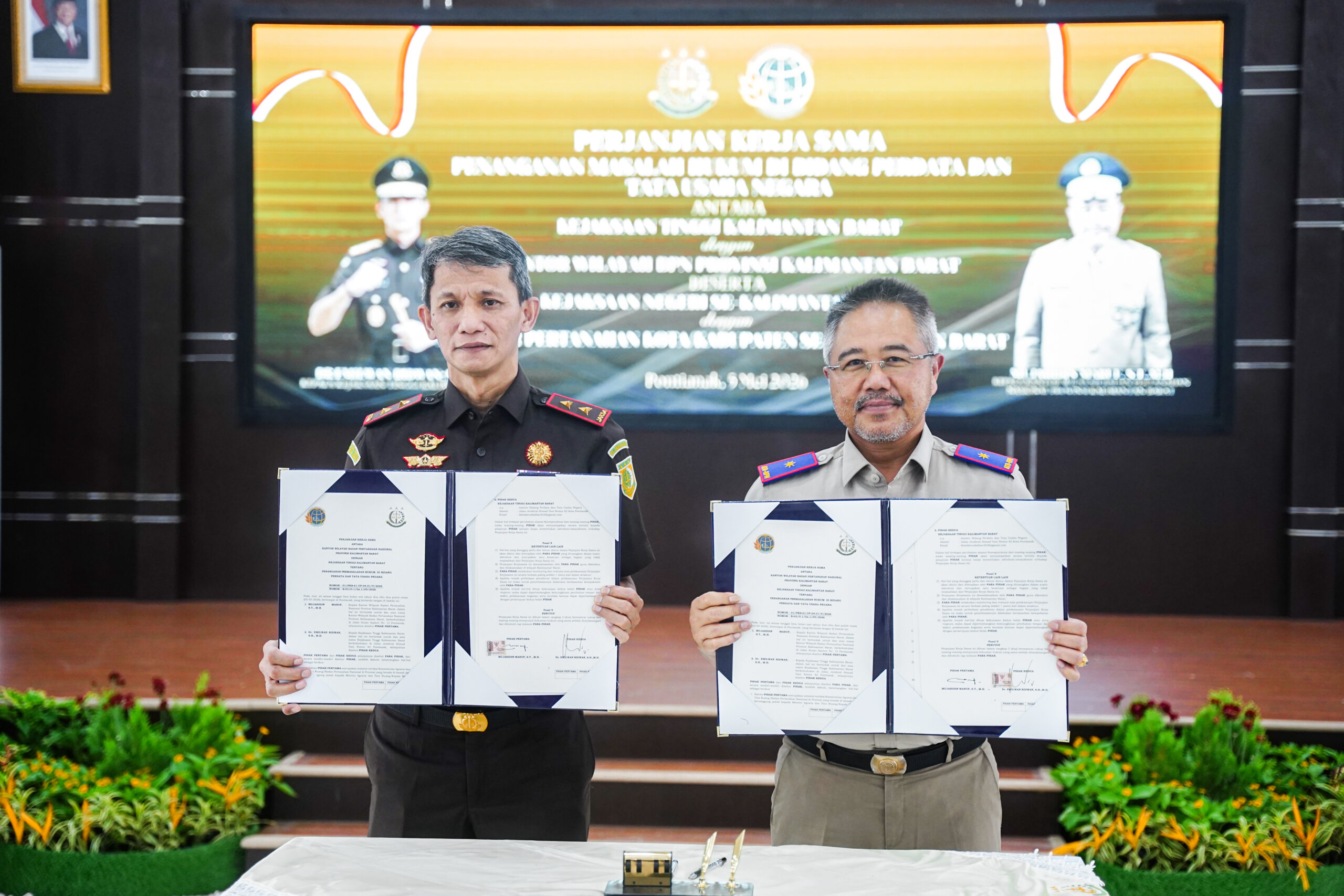 Kanwil BPN Kalbar dan Kejati Perkuat Sinergi Penanganan Hukum Pertanahan