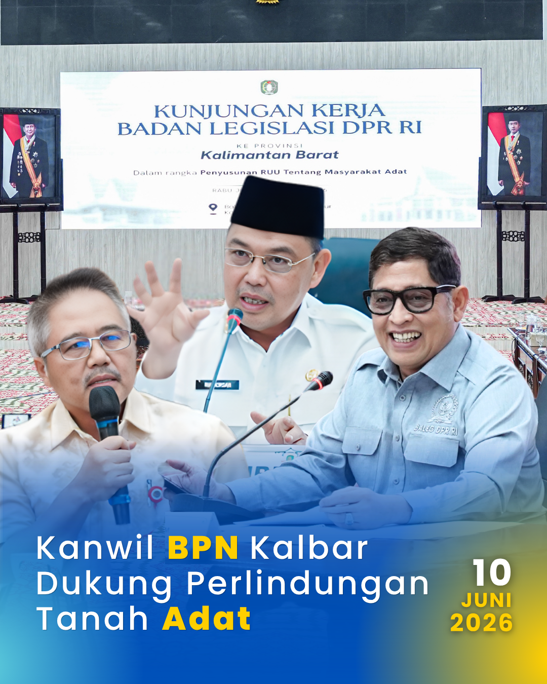 Dalam Rapat Baleg DPR RI, BPN Kalbar Paparkan Capaian Sertifikasi Tanah Adat