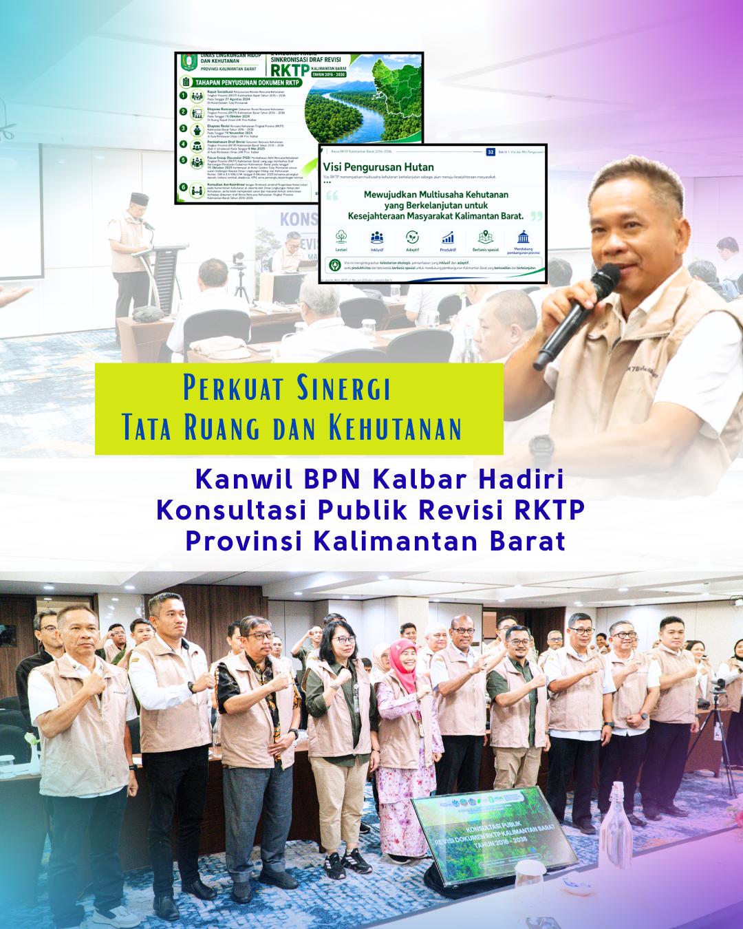 BPN Kalbar Terlibat dalam Revisi RKTP, Dorong Tata Kelola Hutan Berkelanjutan