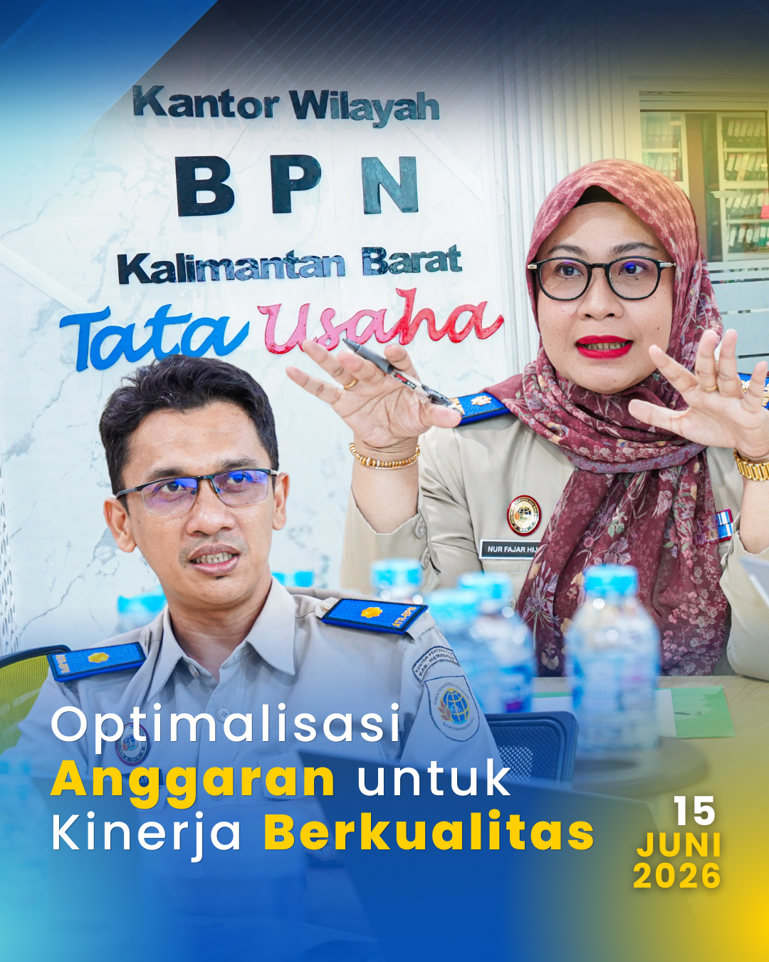 BPN Kalbar Evaluasi Serapan Anggaran, Dorong Kinerja Lebih Optimal