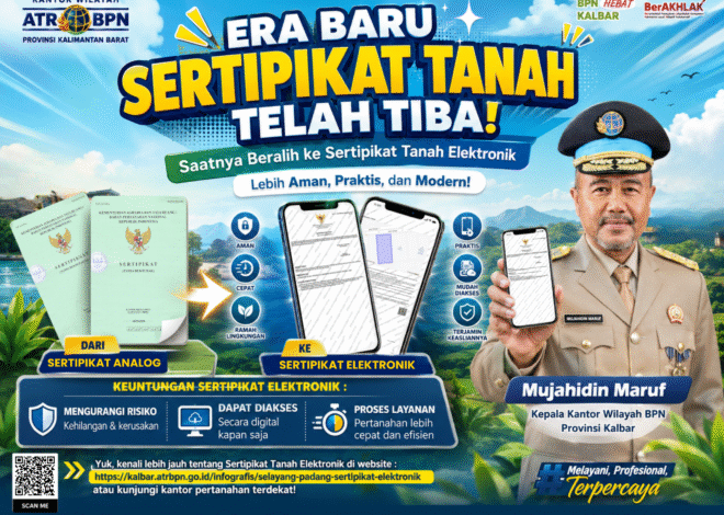 Era Baru Pertanahan Dimulai, Sertipikat Elektronik Kini Jadi Andalan