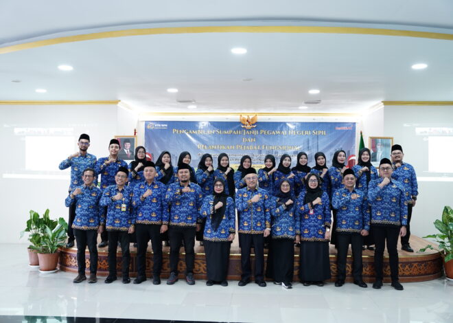 BPN Kalbar Ikuti Pelantikan PNS dan Jabatan Fungsional, Perkuat SDM Pelayanan Publik