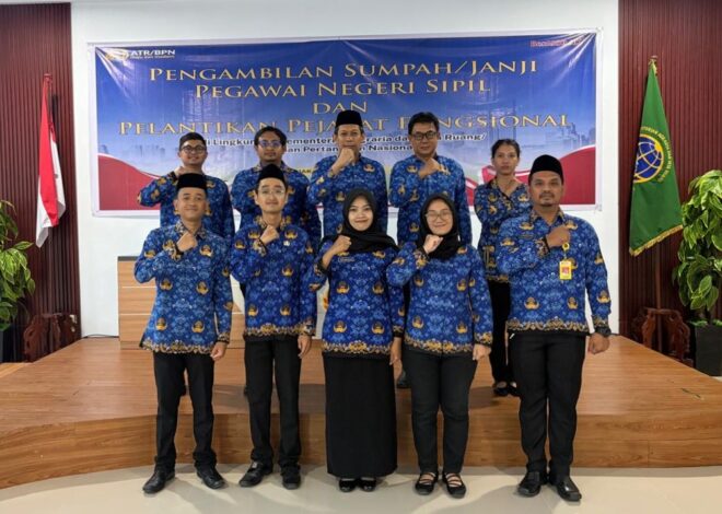 Pengambilan Sumpah/Janji PNS dan Pelantikan Pejabat Fungsional, Perkuat Komitmen Pelayanan Publik