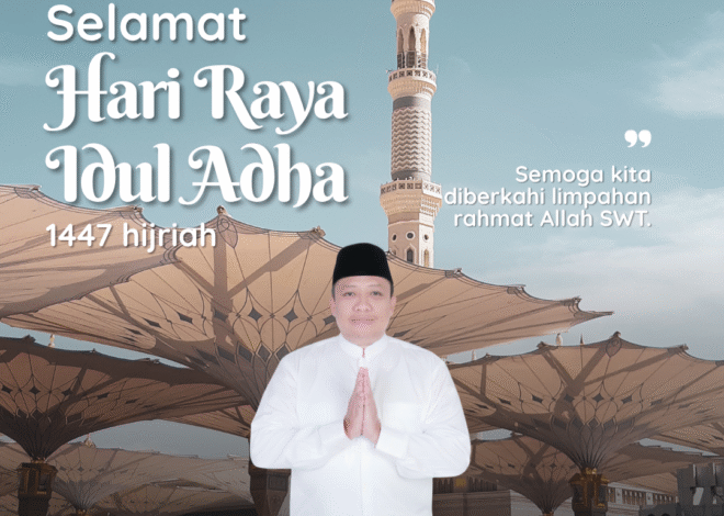 Segenap Jajaran Kantor Pertanahan Kabupaten Sekadau mengucapkan Selamat Hari Raya Idul Adha 1447 Hijriah