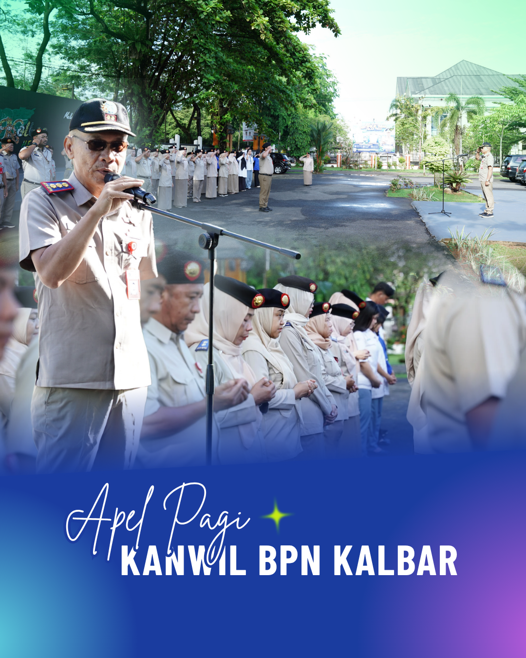 Apel Pagi BPN Kalbar, Disiplin Jadi Kunci Tingkatkan Kinerja ASN