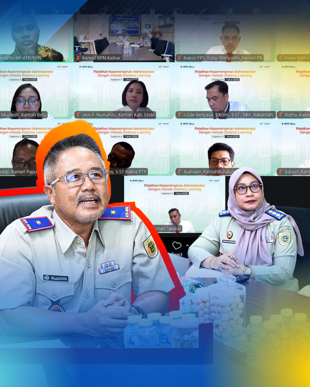 Kakanwil BPN Kalbar Jadi Narasumber Pelatihan Kepemimpinan ATR/BPN