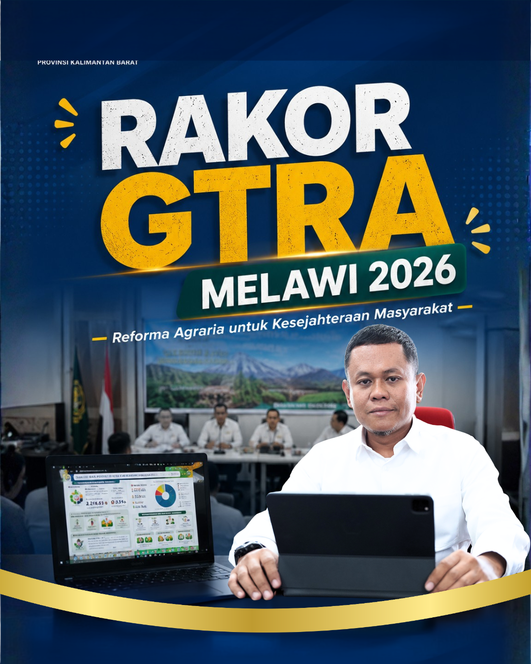 Kanwil BPN Kalbar Dorong Penguatan Reforma Agraria dalam Rakor GTRA Kabupaten Melawi
