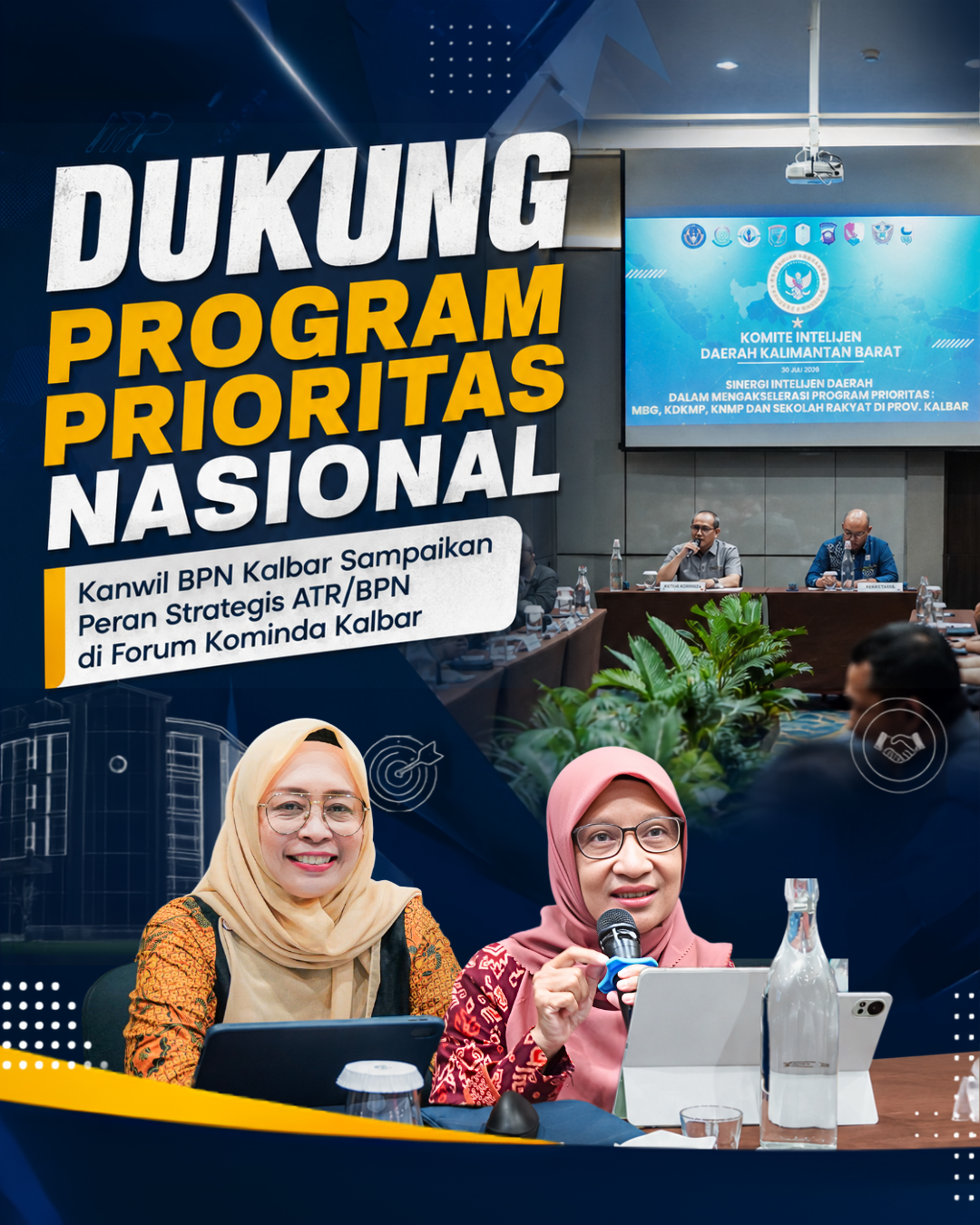Kanwil BPN Kalbar Dorong Percepatan Program Prioritas Nasional Melalui Kepastian Hukum Pertanahan