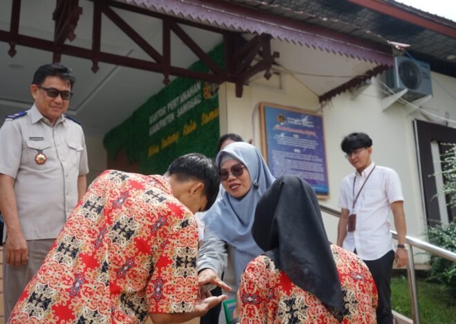 Kantor Pertanahan Kabupaten Sanggau Terima Siswa Praktik Kerja Lapangan dari SMKN 1 Sekadau