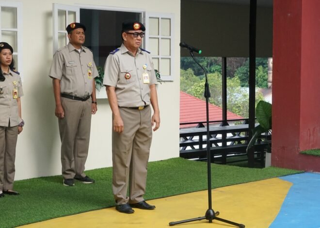 Apel Pagi Kantor Pertanahan Kabupaten Sanggau, Perkuat Disiplin dan Kepedulian Lingkungan Kerja