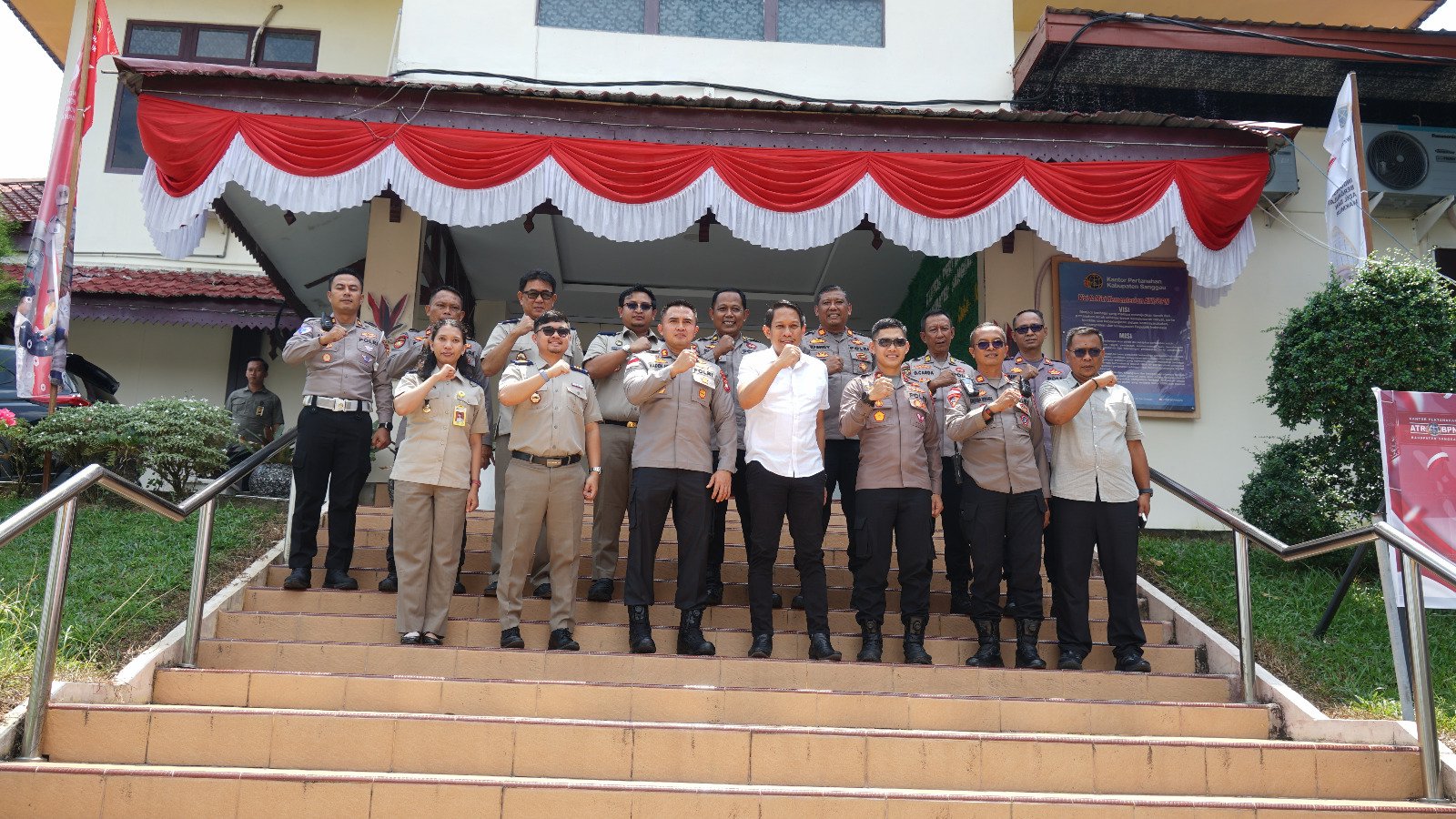 Kantor Pertanahan Kabupaten Sanggau Terima Kunjungan Kapolres Sanggau, Perkuat Sinergi Antarinstansi